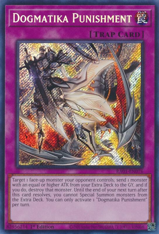 Dogmatika Punishment (Secret Rare) - RA01-EN076 - 1st Edition