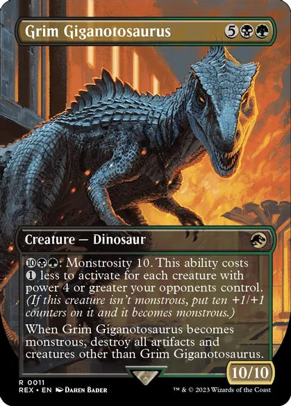 Grim Giganotosaurus (Borderless) (Rare) - 11