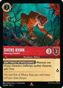 Shere Khan (Menacing Predator)  - 126/204 - Rare