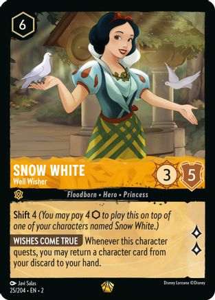 Snow White (Well Wisher)  - 25/204 - Legendary