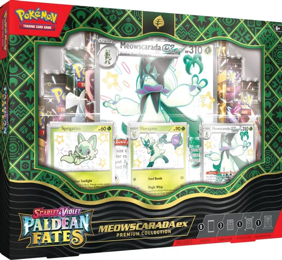 Pokémon Paldean Fates Premium Collection [Meowscarada ex] (Sealed)