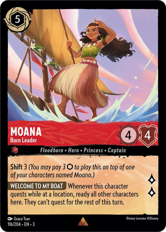 Moana - Born Leader (Rare) - 116/204