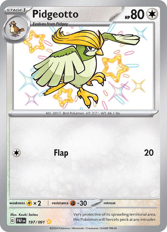 Pidgeotto (Shiny Rare) - 197/091