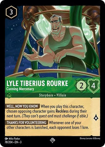 Lyle Tiberius Rourke - Cunning Mercenary (Foil Super Rare) - 78/204