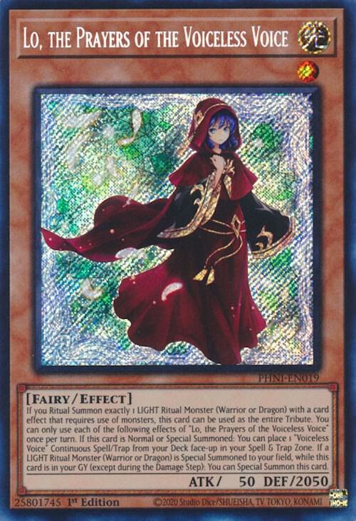 Lo, The Prayers of the Voiceless Voice (Secret Rare) - PHNI-EN019
