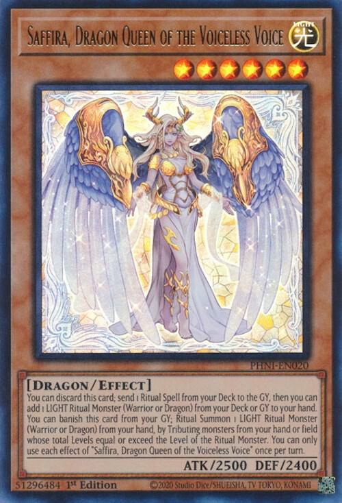 Saffira, Dragon Queen of the Voiceless Voice (Ultra Rare) - PHNI-EN020