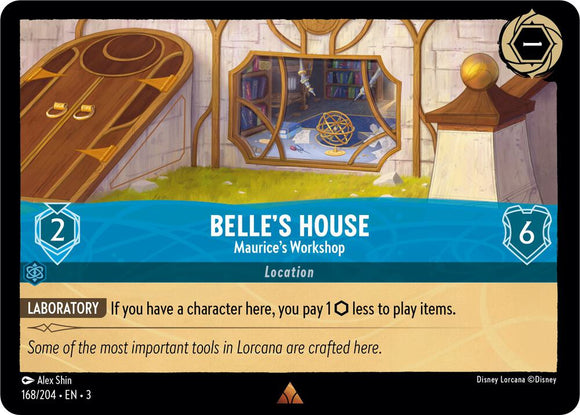 Belle's House - Maurice's Workshop (Rare) - 168/204