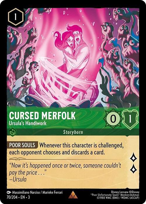 Cursed Merkfolk - Ursula's Handiwork (Foil Rare) - 70/204