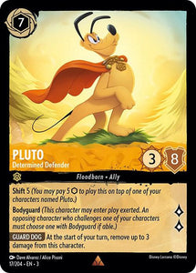 Pluto - Determined Defender (Rare) - 17/204