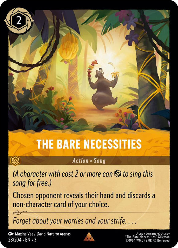 The Bare Necessities (Rare) - 28/204