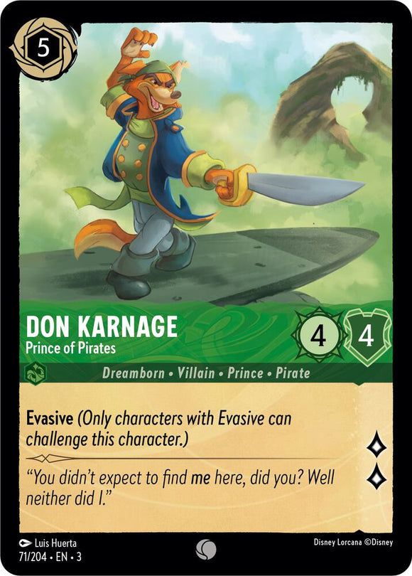 Don Karnage - Prince of Pirates (Foil Common) - 71/204