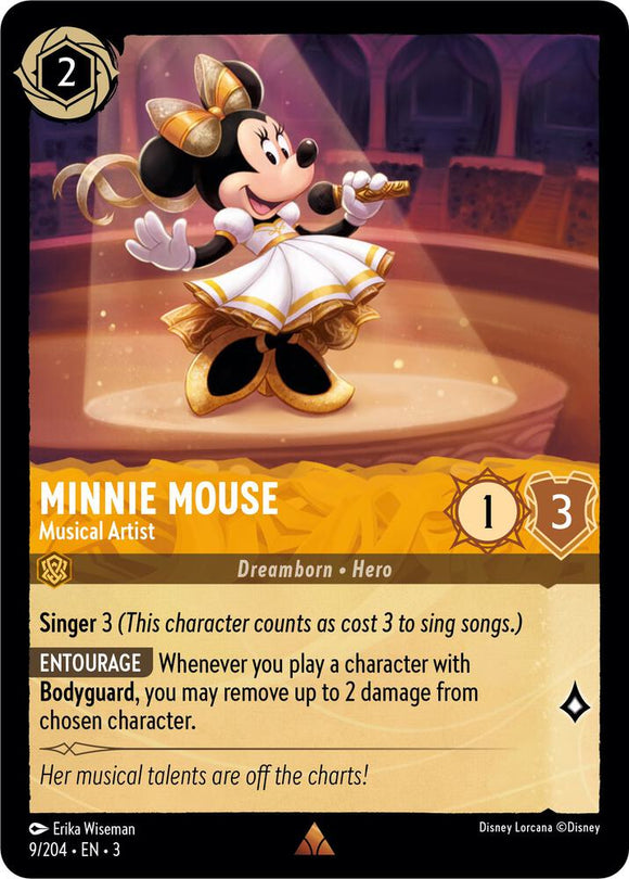 Minnie Mouse - Musical Artist (Rare) - 9/204