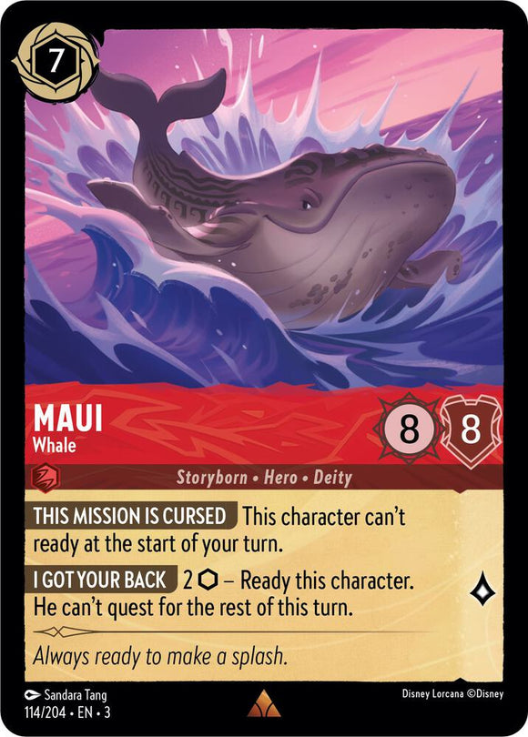 Maui - Whale (Rare) - 114/204