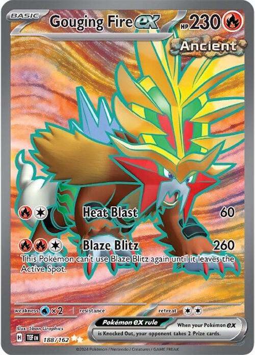 Gouging Fire ex (Full Art Ultra Rare) - 188/162