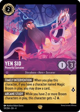 Yen Sid (Powerful Sorcerer) - 59/204 - Legendary