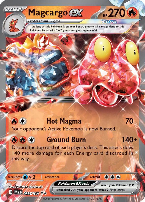 Magcargo ex (Double Rare) - 029/167