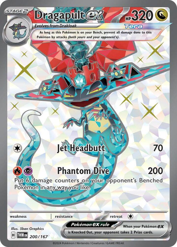 Dragapult ex (Full Art Ultra Rare) - 200/167