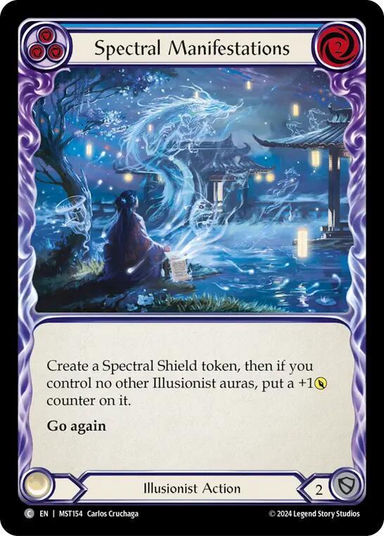 Spectral Manifestations (Blue) - MST154 - Rainbow Foil