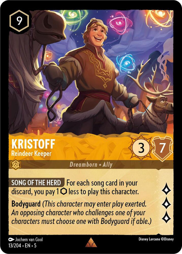 Kristoff - Reindeer Keeper (Rare) - 13/204