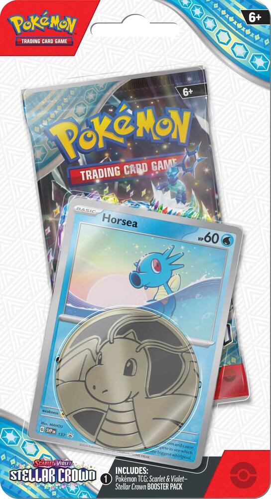 Pokémon: Stellar Crown Checklane Blister - Horsea (Sealed)