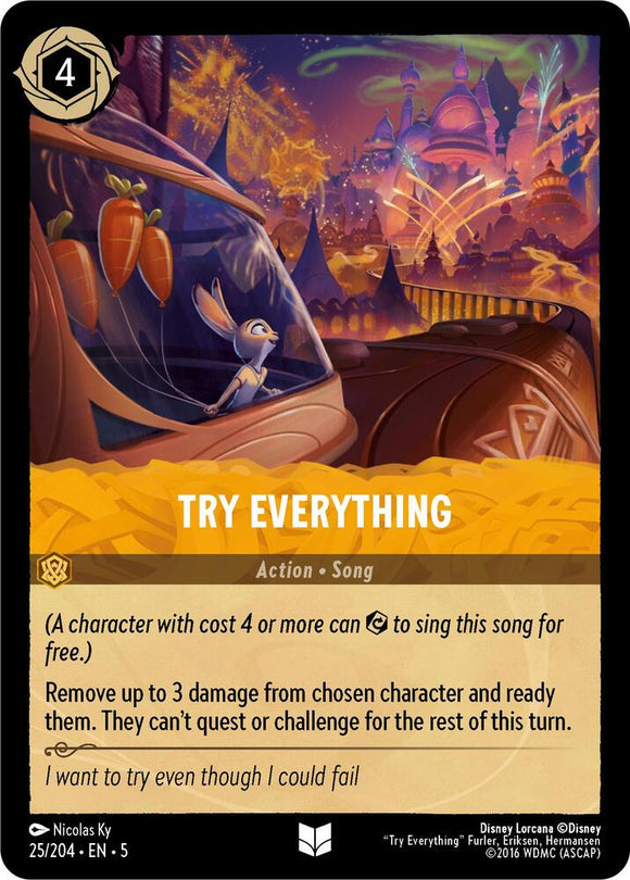Try Everything (Foil Uncommon) - 25/204