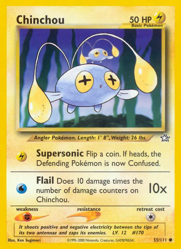 Chinchou (Common) - 55/111 - Unlimited