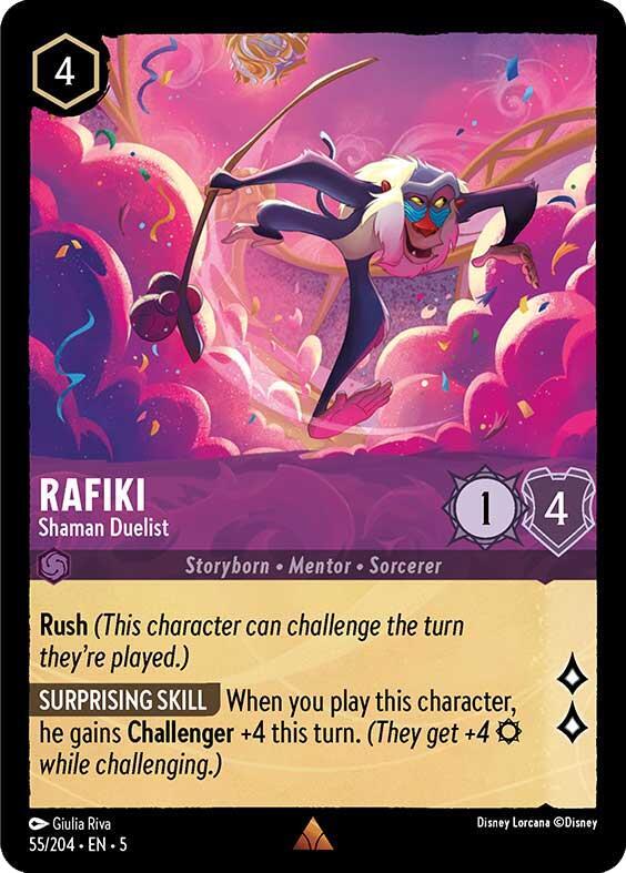 Rafiki - Shaman Duelist (Foil Rare) - 55/204