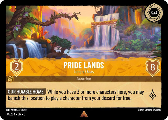 Pride Lands - Jungle Oasis (Foil Rare) - 34/204