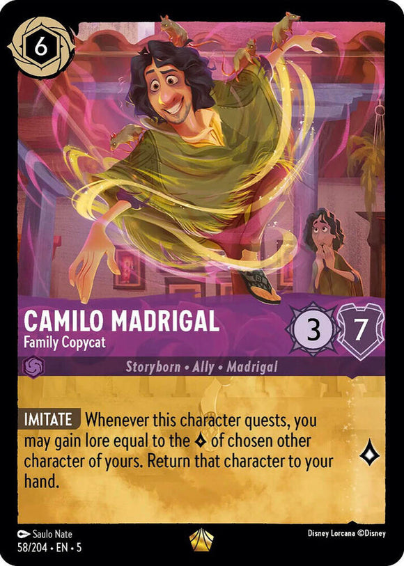 Camilo Madrigal - Family Copycat (Legendary) - 58/204
