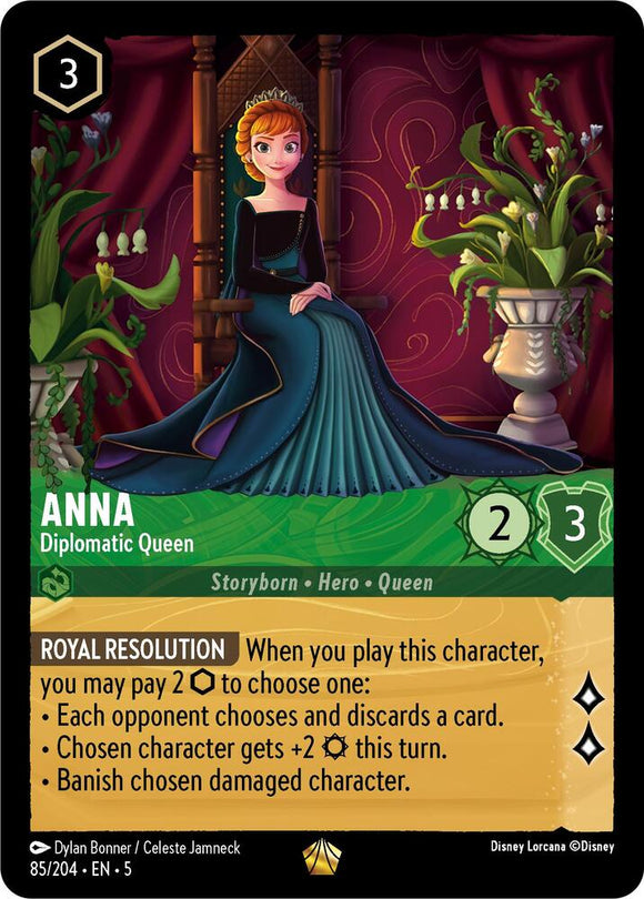 Anna - Diplomatic Queen (Foil Legendary) - 85/204