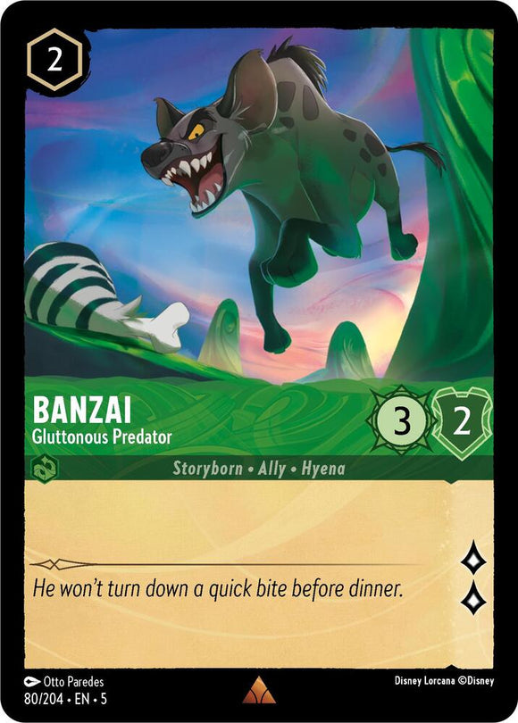 Banzai - Gluttonous Predator (Rare) - 80/204