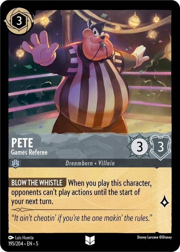 Pete - Games Referee (Uncommon) - 195/204