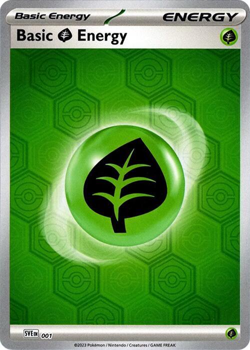 Basic Grass Energy (Reverse Holo Common) - SVE001