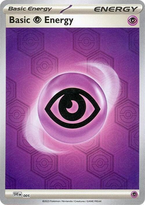 Basic Psychic Energy (Reverse Holo Common) - SVE005