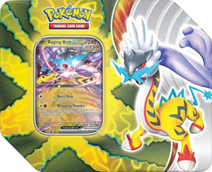 PRE-ORDER: Pokemon: Paradox Destinies Tin - Raging Bolt ex