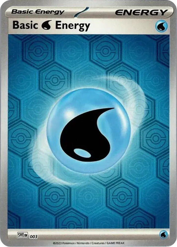 Basic Water Energy (Reverse Holo Common) - SVE003