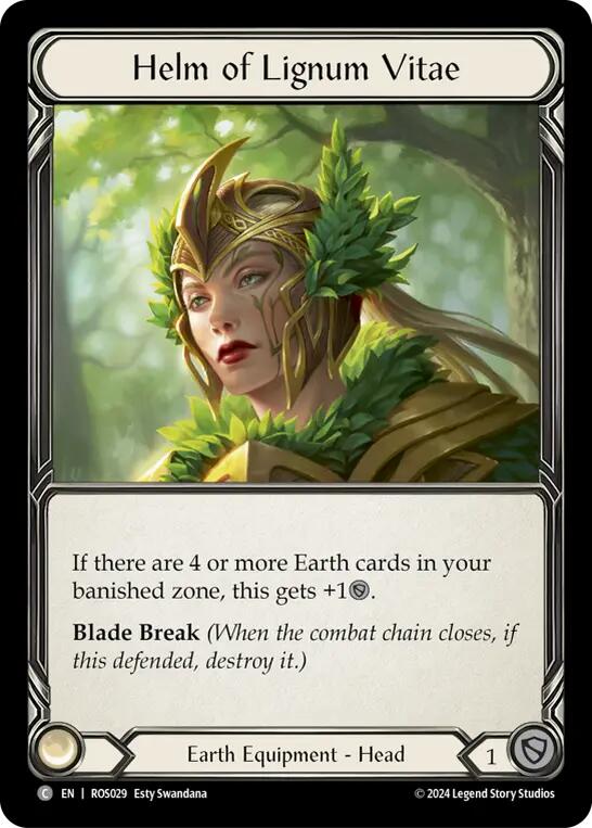 Helm of Lignum Vitae (Common) - ROS029 - Cold Foil