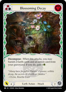 Blossoming Decay (Yellow) - ROS050 - Rainbow Foil