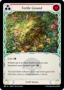 Fertile Ground (Red) - ROS067 - Rainbow Foil