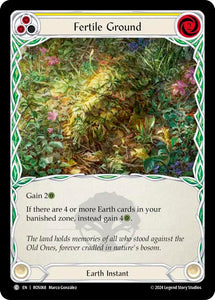 Fertile Ground (Yellow) - ROS068 - Rainbow Foil