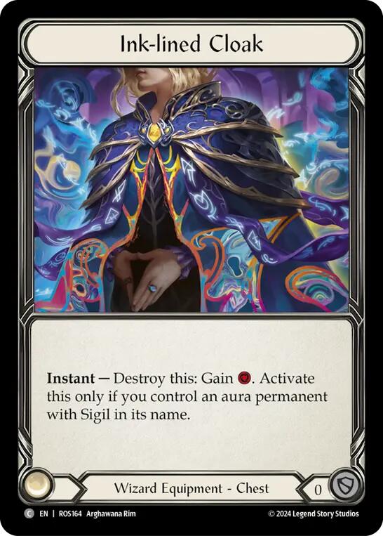 Ink-Lined Cloak (Common) - ROS164 - Cold Foil