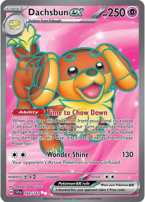 Dachsbun ex (Full Art Ultra Rare) - 160/142