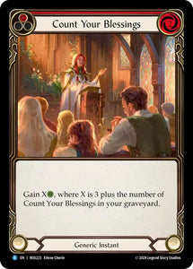 Count Your Blessings (Red) - ROS223 - Rainbow Foil