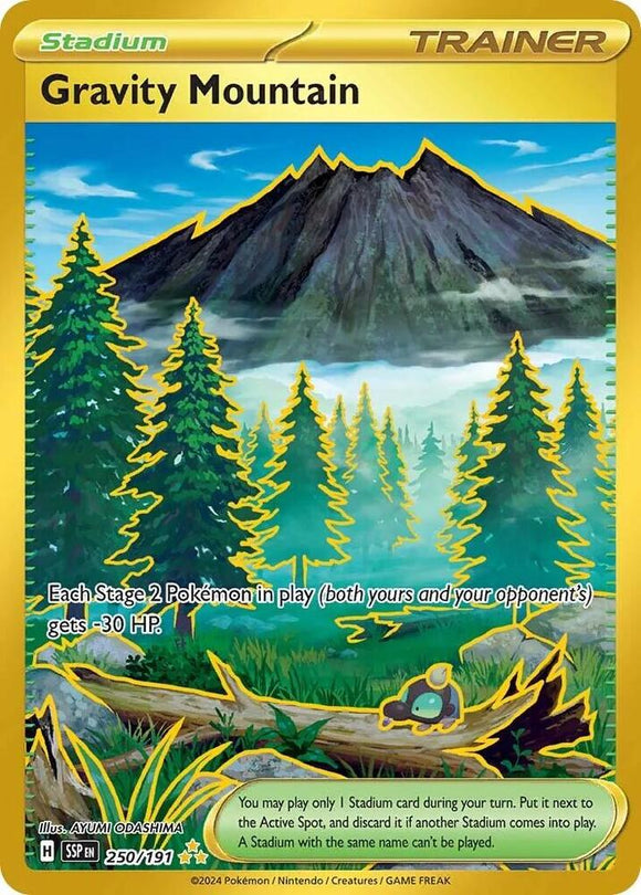 Gravity Mountain (Gold Secret Rare) - 250/191