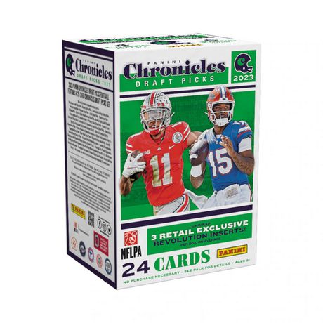 2023 Panini Chronicles Draft Picks NFL Football Trading Cards Blaster Box (Sealed)