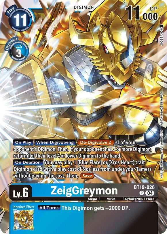 ZeigGreymon (Rare) - BT19-026