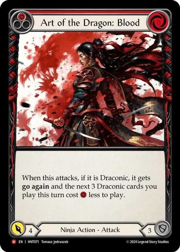 Art of the Dragon: Blood (Majestic) - HNT071 - Rainbow Foil