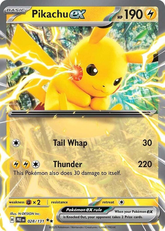 Pikachu ex (Double Rare) - 028/131