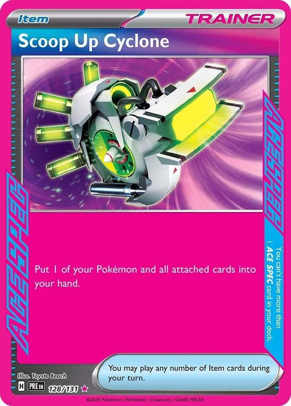 Scoop Up Cyclone (ACE SPEC Rare) - 128/131