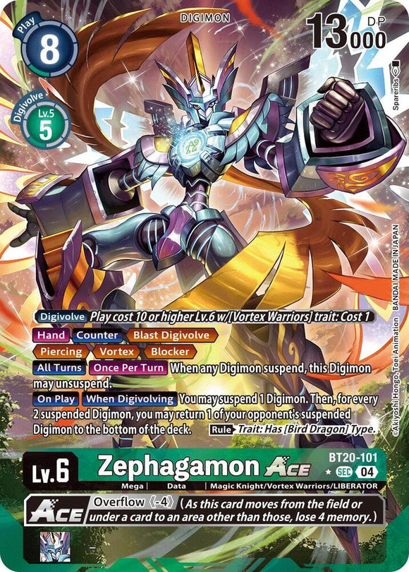 Zephagamon ACE (Alternate Art) (Secret Rare) - BT20-101